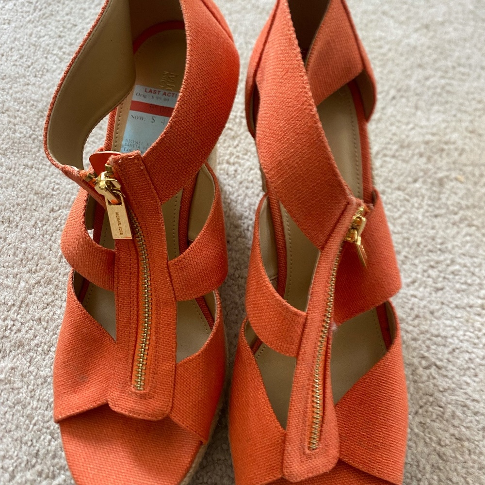 Platform Heels l Orange l 10 l Michael Kors